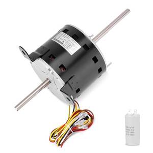 lot 3239 image: F48AE48A61 AC Fan Motor Compatible with Genteq 3314471.011 Fan Motor Compatible with Dometic Duo-Therm Penguin II 641815, 641816, 641835, 641915, 641916, 641935, 14 HP, 1650 RPM, Bracket Angle 90°