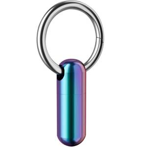 lot 4186 image: ZXLLM Small Pill Case Keychain Portable Pill Container Waterproof Titanium Pocket Pill Organizer, Tiny Pill Holder Bottle for Travel