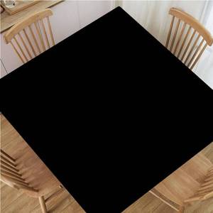 lot 4308 image: GRAXILON Black Square Table Cloth, Elastic Fitted Tablecloth Waterproof Tables Cover for Picnic, Camping, Outdoor, Fit for 24x24 Square Tables