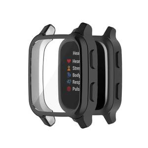 lot 4442 image: AISPORTS 2 Pack Watch Case Compatible for Garmin Venu Sq 2Sq Screen Protector, Ultra-Thin Soft TPU Silicone Bumper Case Scratch Resistant Full Coverage Protective Case Cover for Garmin Venu Sq 2Sq