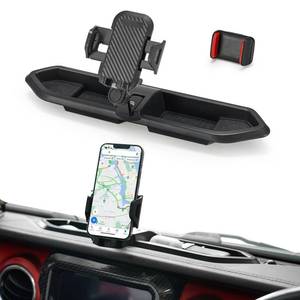 lot 6060 image: FIERYRED Jeep JL Phone Mount, Jeep Wrangler JL Accessories, Jeep Gladiator Accessories for 2018 2019 2020 2021 2022 2023 JL JLU & Gladiator JT, Not for Oil-Electric 4xe