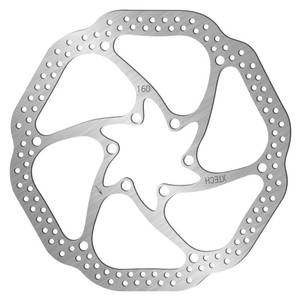 lot 6087 image: BUCKLOS 140mm 160mm 180mm 203mm MTB Disc Brake Rotor with 6 Bolts, Bicycle Brakes Stainless Steel Rotors M5 Screws, Opposite Hole Distance 44mm, fit Mountain Road Bikes MTB BMX