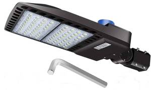 lot 9088 image: ledmo 200W LED Parking Lot Lights 5000K Street Shoebox Pole Lights Waterproof 26000LM Super Bright Dusk to Dawn Outdoor Commercial Area Flood Security Lighting Slip Fitter for Stadium Sport Garage