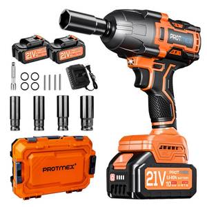 lot 9158 image: 900Ft-lbs (1200N.m) Impact Wrench, 12 Brushless Impact Driver, 21V High Torque Power Impact Gun, Electric Impact Motor Variable Speeds for Car, Deep Orange