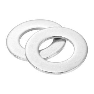 lot 12230 image: uxcell 2Pcs 1-14 Flat Washer, 304 Stainless Steel 1.375 ID x 2.5 OD x 0.165 Thick for Bolt Screw, Factories Repair, Kitchens, Shops, and Outdoor Construction, Silver