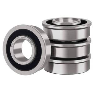 lot 12310 image: XiKe 4 Pack Lawn Mower Wheel Bearing Replacement for JD AM118315, AM35443, Stens 215-038, 215-061, Oregon 45-047, MTD 741-0141 �� Ariens 0546200, Snapper 1-2390, 1-5474, 1-0953 Etc - Flanged Bearing