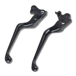 lot 12315 image: NTHREEAUTO Black Brake Clutch Lever Hand Levers Compatible with Harley Sportster 883 1200 Dyna Softail Electra Glide Road King Touring Fat Bob