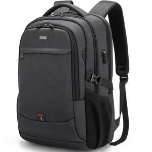 lot 13672 image: DUSLANG 17 Inch Laptop Backpack for Travel Water Resistant College Backpack for MenWomen Laptop Bag with USB Charging Port,Black