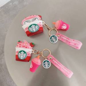 lot 14171 image: AirPod Pro Case,3D Cute Funny Cool Kawaii Fashion Ice Cream Cup for AirPods Pro Generation Case 2019 Released (Strawberry)