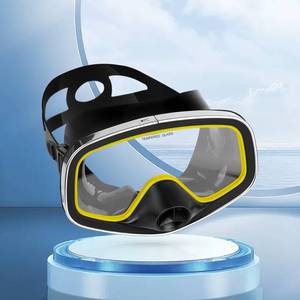 lot 14176 image: YEUX MER Scuba Mask with Drain Valve Wide View Suitable for Adults Scuba Diving, Free Diving, and Snorkeling Goggles Mask��