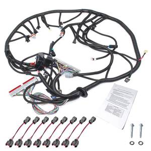 lot 15530 image: 5.3 Wiring Harness ls Engine Wiring Harness Compatible with 1999-2006 DBC LS1 4.8 5.3 6.0 Vortec Drive by Cable 4L60E, with Wiring Guide Manual