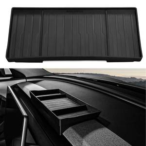 lot 15558 image: BASENOR 2026 Tesla Model Y3 Dashboards Behind Screen Storage, Center Console Hidden Organizer, Tissue Sunglasses Holder for 2025 2026 Model Y Juniper 2024-2026 Model 3 Highland