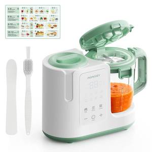 lot 15574 image: Momcozy AutoMeal Baby Food Maker �� One-Step Auto Steam & Blend Food Processor, 15oz Large Cup & 6-Blade Design, Self-Cleaning, Auto 3-Stage Texture Settings for Effortless Homemade Baby Puree
