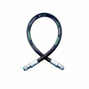 lot 15576 image: Haichy 26711-12-12-48 Hydraulic Hose Swivel Assembly 34 Hydraulic Hose with Female JIC X Female JIC, 48 Long, 3118 PSI