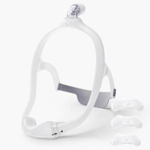 lot 16478 image: Gbbazu Nasal Frame Assembly for DreamWear, Upgrade Nasal Mask Frame with Headgear, Silicone Soft Perfect Sealing Nose Masks with Headgear, Frame, Tube, 3 Size Nasal Pillow and Absorbent Cloth