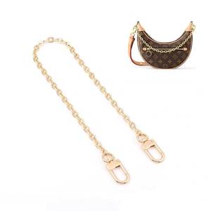 lot 18462 image: RYYXZXL Purse Chain Strap Crossbody Gold Chain Shoulder Bag Replacement Strap with Metal Buckles (Length17.7inch)