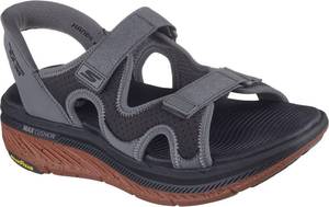 lot 18467 image: Skechers Mens Hands Free Slip-Ins Max Cushioning Premier 2.0 Julian Sandal, Charcoal, 9