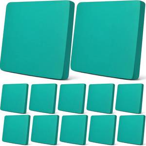 lot 19658 image: Newwiee 12 Pcs Patio Outdoor Cushion Covers Replacement Waterproof Stretch Sofa Couch Cushion Covers Washable Individual Couch Slipcovers Set Furniture Protector for Pets(20-27 Inch,Peacock Blue)