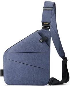 lot 20073 image: WANDER PLUS Anti Theft Crossbody Bag, Shoulder Bag Anti-theft Design for Travel, Sport, Work, Blue