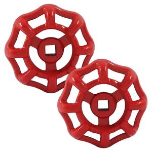lot 20082 image: HARSKIYER 2 Pc Outdoor Faucet Handle, 6 x 6 mm Square Stem Hole Water Bib Handle, Rustproof Spigot Replacement Knob Outside Valve Parts for Garden, Bathroom, Toilet (Red)