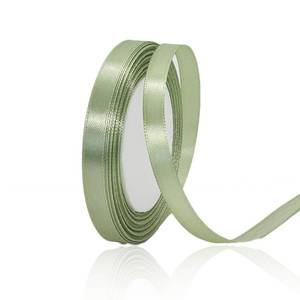 lot 20105 image: Sage Green Satin Ribbon 38 Inches x 25 Yards, Fabric Dusty Sage Ribbon for Gift Wrapping, Bows Making, Wreaths, Bridal Bouquet, Floral Arrangement, Sewing Crafts, Wedding Shower and Handmade Trims
