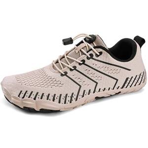 lot 20121 image: WateLves Water Shoes Women Men Anti Slip Barefoot Wide Toe Beach Breathable Walking Shoes Minimalist Zero Drop Sneakers for Beach Travel Hiking(A-Beige,38)