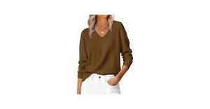 lot 16405 image: Anrabess Olive Green Cotton Sweatshirt with V-Neck L has a few dirty spots, tag still attached