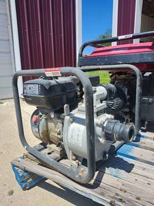 lot 18742 image: Red Lion 2 Inch Semi-Trash Water Pump with LCT Engine