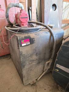 lot 18777 image: Fill-Rite 12V DC Fuel Transfer Pump 15 GPM and 55 Gallon Tank