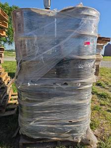 lot 18786 image: Uline 55 Gallon Drums with Wheels