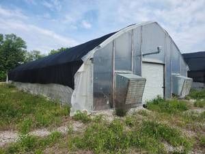 Large Commercial Greenhouse with ACME Exhaust Fans