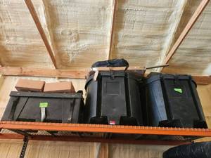 lot 23605 image: Three Travel Containers for Pop Up Displays