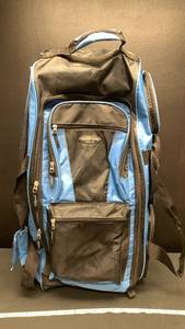 lot 5421 image: Adventure Multi-Compartment Rolling Travel Duffel Bag with Telescoping Handle