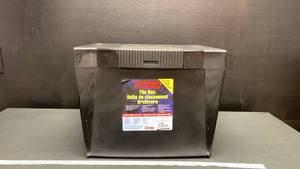 lot 5432 image: Pendaflex Clear Plastic File Storage Box with Lid