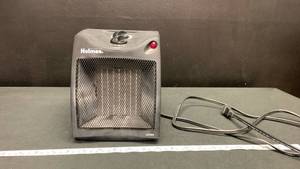 lot 5434 image: Holmes Compact Electric Space Heater with Thermostat Control