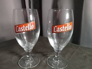 lot 40987 image: Castello Beer Glasses Set of 2