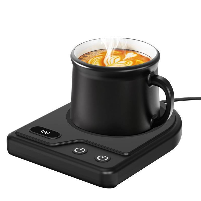 lot 36113 image: Mug Warmer, Coffee Mug Warmer with 3 Adjustable Temperature Settings, Coffee Warmer with 2-12H Auto Shutoff Functions, Easy to Clean Mug Heater for Desk - Retail $14