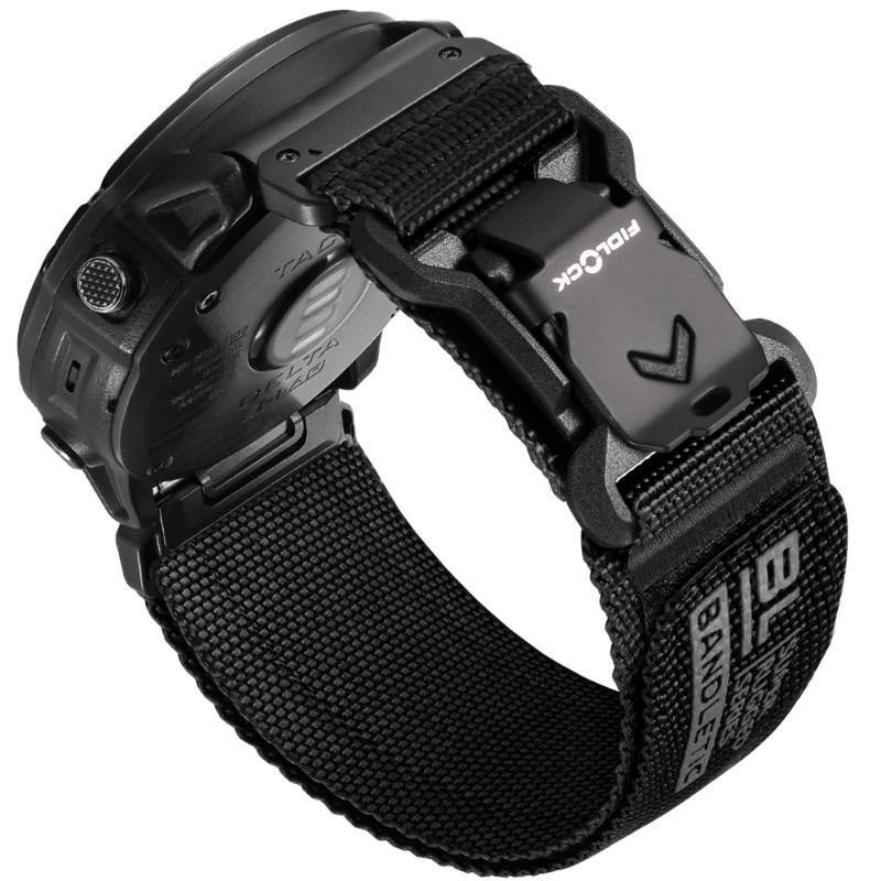lot 36145 image: Garmin Fenix 5X 6X 7X Watch Band - 26mm Easy-Fit Rugged Nylon Strap with Magnetic Fidlock V-Buckle for Fenix 8 51mm7X 6X Pro5X Plus33 HRTactixEpix Pro2 51mmInstinct 2X - Retail $40