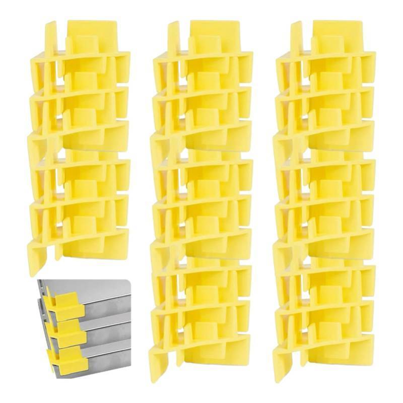 lot 62467 image: 24Pcs Silicone Tray Stackers Compatible with Harvest Right Freeze Dryer Trays, Baking Sheet Stackers Set Space-Saving Tray Stacker for Freeze Dryer Trays - Retail $7