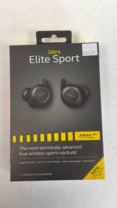 lot 200 image: Jabra elite sport wireless earbuds with box