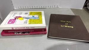 lot 1048 image: Medical hardbacks and Art of Li Wang book