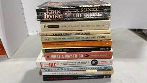 lot 1059 image: Books including John Irving and Charles Darwin
