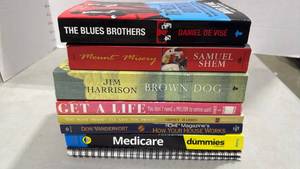 lot 1063 image: Paperback books including The Blues Brothers