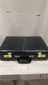 lot 2020 image: Leather briefcase by Mallard, very nice