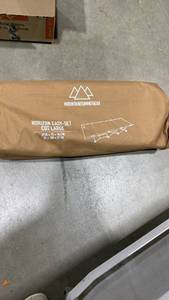 lot 2026 image: Large cot by Mountain Summit Gear with case