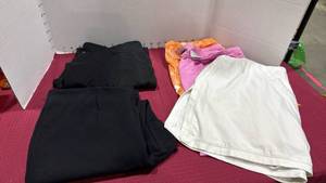 lot 2050 image: Skorts smallmedium, stretch pants size smallmedium