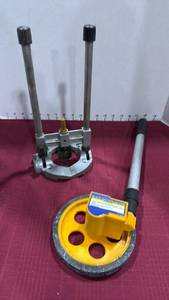 lot 2070 image: Precision drill guide and digital measuring wheel