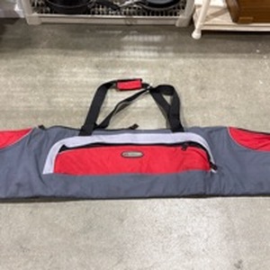 lot 2079 image: High Sierra red and gray ski bag