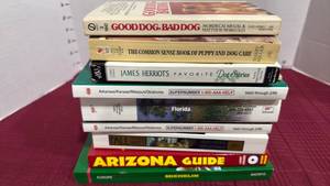 lot 2081 image: Paperback books and tour guide books