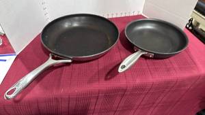 lot 2096 image: Cuisinart and KitchenAid skillets